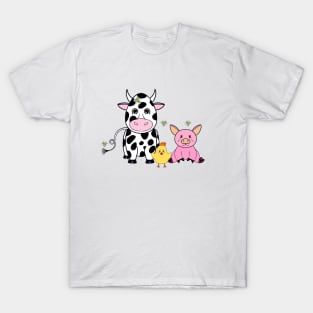 FARM Life - Cute Farm Animals Art T-Shirt